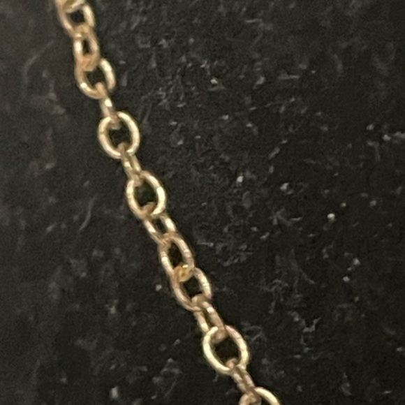 16” Cat & Jack necklace & 1” double sided bezel set pink enamel heart pendant - Picture 8 of 14